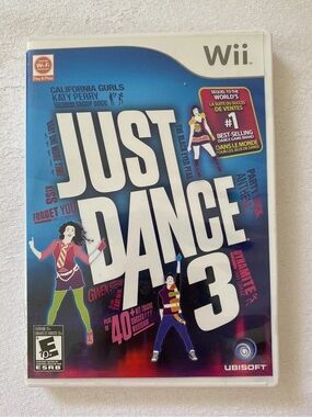 Just Dance 3 (Nintendo Wii, 2011) Complete With Manuals
